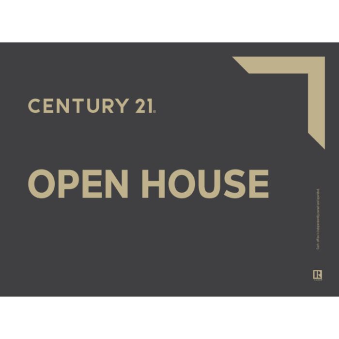 Century 21 Open House Signs - 18"x24" Corner Design - Grey/Right Thumbnail
