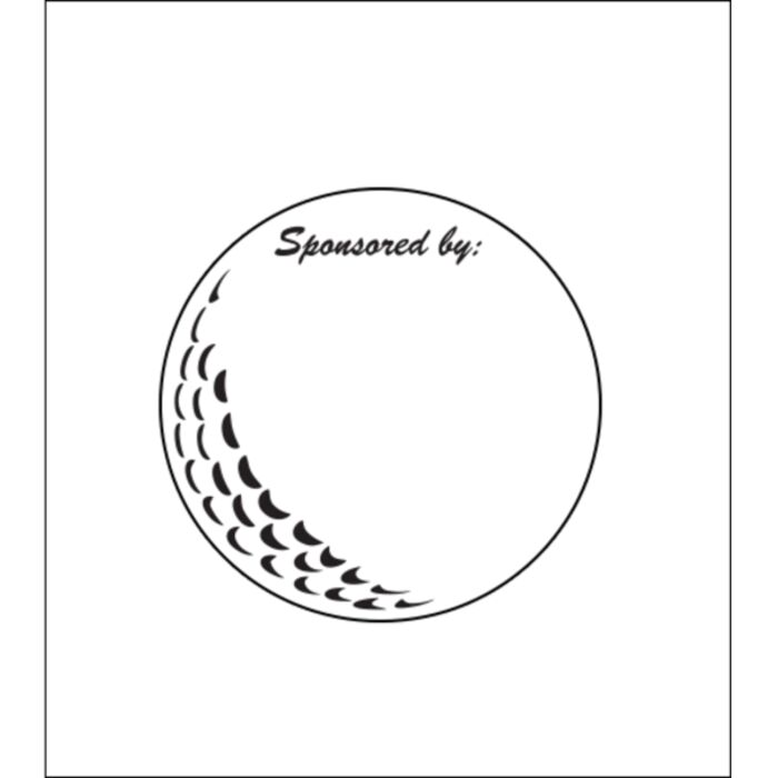 Golf Ball Tee Sign Thumbnail