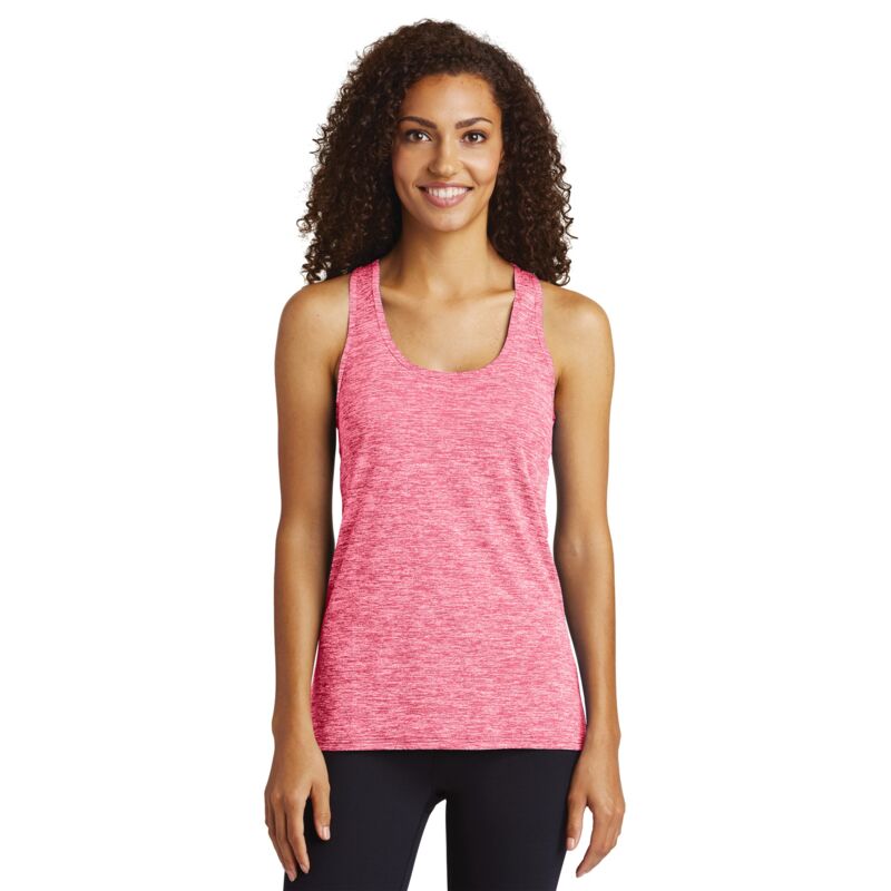 ® Ladies PosiCharge ® Electric Heather Racerback Tank Thumbnail