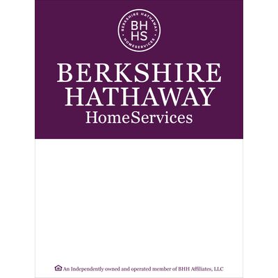Berkshire Hathaway For Sale Signs - 24"x18" Thumbnail