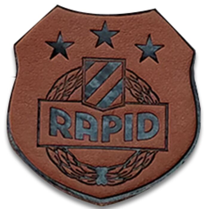 2.5" Custom Faux Leather Patch Thumbnail