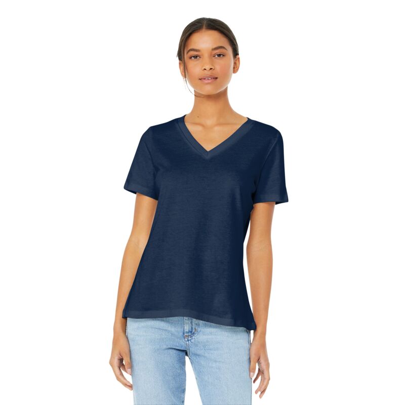 Women’s Relaxed Jersey Short Sleeve V-Neck Tee Thumbnail