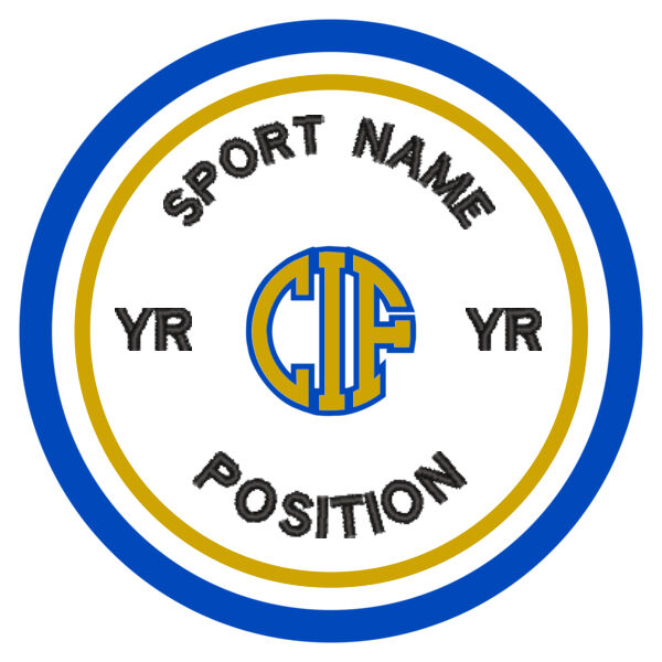 ALL POSITION CIRCLE  SCHOOL PATCHES Thumbnail
