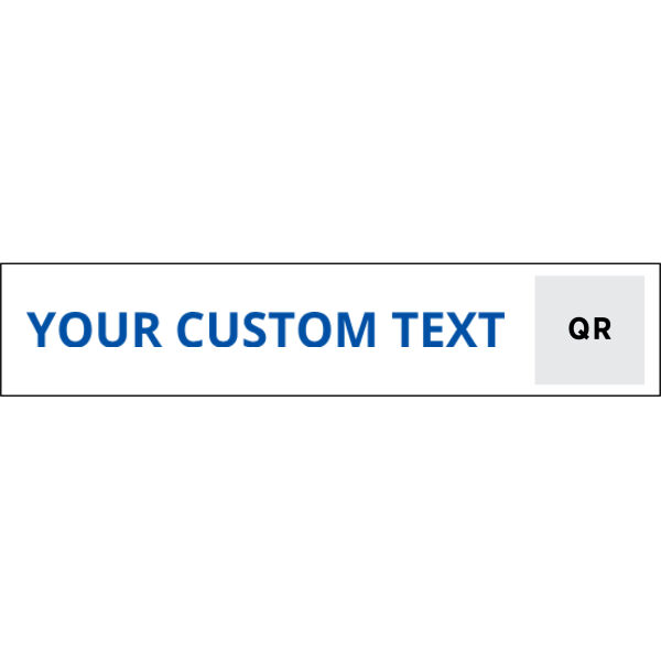 Remax 6"x30" Rider Signs - Logo BG: White Text: Blue Thumbnail