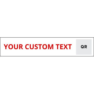 Remax 6"x30" Rider Signs - Logo BG: White Text: Red Thumbnail