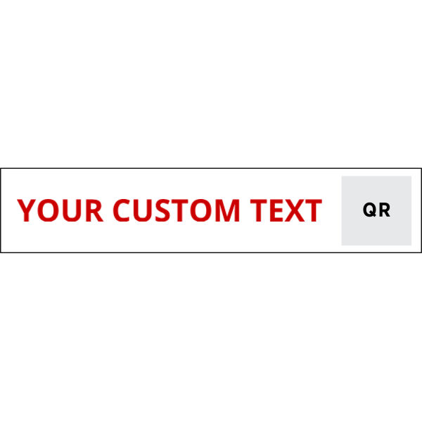 Remax 6"x30" Rider Signs - Logo BG: White Text: Red Thumbnail