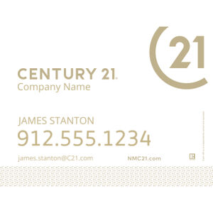 Century 21 18"x24" Standard For Sale Signs - Seal White Thumbnail