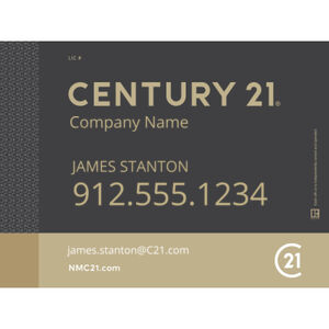 Century 21 18"x24" Standard For Sale Signs - Mosaic Grey Thumbnail