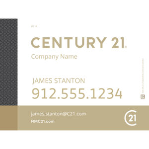 Century 21 18"x24" Standard For Sale Signs - Mosaic White Thumbnail