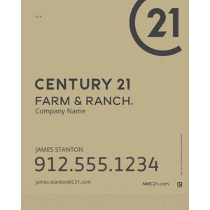 Century 21 24"x30" Standard For Sale Signs - Farm & Ranch Gold Thumbnail