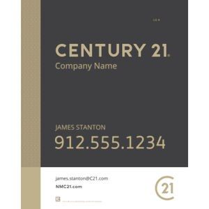 Century 21 24"x30" Standard For Sale Signs - Mosaic Grey Thumbnail