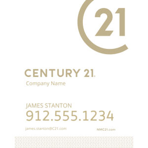 Century 21 24"x30" Standard For Sale Signs - Seal White Thumbnail