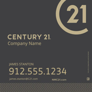 Century 21 24"x24" Standard For Sale Signs - Seal Grey Thumbnail