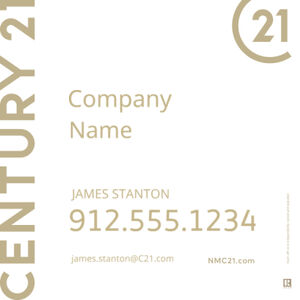 Century 21 24"x24" Standard For Sale Signs - Woodmark White Thumbnail