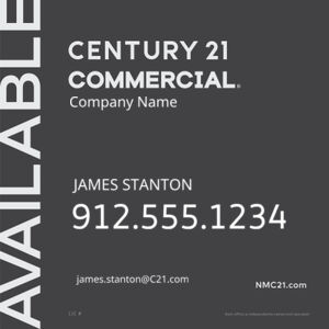 Century 21 24"x24" Standard For Sale Signs - Available Grey Thumbnail