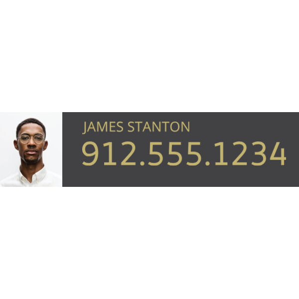 Century 21 6"x24" Rider Signs - Picture/Gold Text Thumbnail