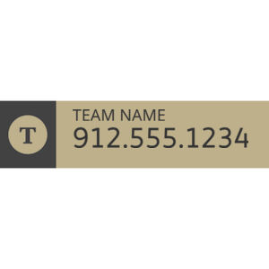 Century 21 6"x24" Rider Signs - Team Name Thumbnail