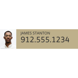 Century 21 6"x24" Rider Signs - Picture Gold Thumbnail