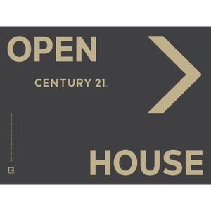 Century 21 Open House Signs 18"x24" Alt. Design Grey/Right Thumbnail