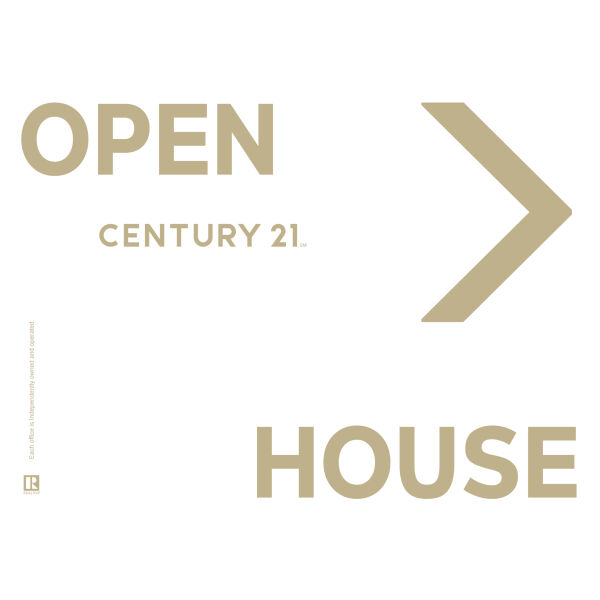 Century 21 Open House Signs 18"x24" Alt. Design White/Right Thumbnail