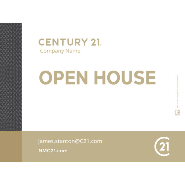 Century 21 Open House Signs 18"x24" White/Mosaic Thumbnail