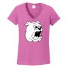 Ladies Heavy Cotton™ 100% Cotton V-Neck T-Shirt Thumbnail