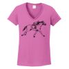 Ladies Heavy Cotton™ 100% Cotton V-Neck T-Shirt Thumbnail