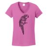 Ladies Heavy Cotton™ 100% Cotton V-Neck T-Shirt Thumbnail