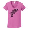 Ladies Heavy Cotton™ 100% Cotton V-Neck T-Shirt Thumbnail