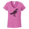 Ladies Heavy Cotton™ 100% Cotton V-Neck T-Shirt Thumbnail