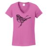 Ladies Heavy Cotton™ 100% Cotton V-Neck T-Shirt Thumbnail