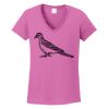 Ladies Heavy Cotton™ 100% Cotton V-Neck T-Shirt Thumbnail