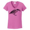 Ladies Heavy Cotton™ 100% Cotton V-Neck T-Shirt Thumbnail