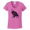 Ladies Heavy Cotton™ 100% Cotton V-Neck T-Shirt Thumbnail