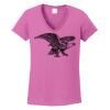 Ladies Heavy Cotton™ 100% Cotton V-Neck T-Shirt Thumbnail
