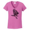 Ladies Heavy Cotton™ 100% Cotton V-Neck T-Shirt Thumbnail