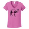 Ladies Heavy Cotton™ 100% Cotton V-Neck T-Shirt Thumbnail