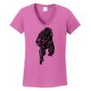 Ladies Heavy Cotton™ 100% Cotton V-Neck T-Shirt Thumbnail