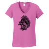 Ladies Heavy Cotton™ 100% Cotton V-Neck T-Shirt Thumbnail