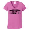 Ladies Heavy Cotton™ 100% Cotton V-Neck T-Shirt Thumbnail