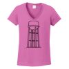 Ladies Heavy Cotton™ 100% Cotton V-Neck T-Shirt Thumbnail