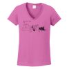 Ladies Heavy Cotton™ 100% Cotton V-Neck T-Shirt Thumbnail