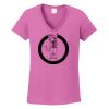 Ladies Heavy Cotton™ 100% Cotton V-Neck T-Shirt Thumbnail