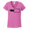Ladies Heavy Cotton™ 100% Cotton V-Neck T-Shirt Thumbnail