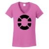 Ladies Heavy Cotton™ 100% Cotton V-Neck T-Shirt Thumbnail