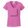 Ladies Heavy Cotton™ 100% Cotton V-Neck T-Shirt Thumbnail