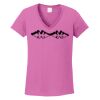 Ladies Heavy Cotton™ 100% Cotton V-Neck T-Shirt Thumbnail