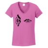 Ladies Heavy Cotton™ 100% Cotton V-Neck T-Shirt Thumbnail