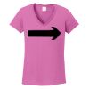 Ladies Heavy Cotton™ 100% Cotton V-Neck T-Shirt Thumbnail