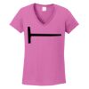 Ladies Heavy Cotton™ 100% Cotton V-Neck T-Shirt Thumbnail